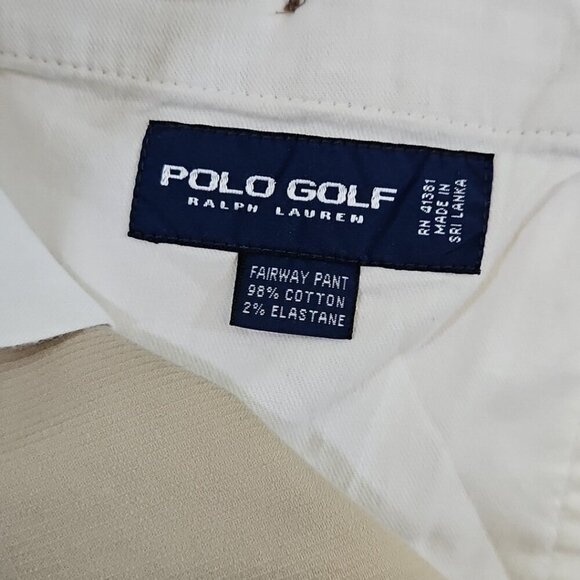 VTG 90s Polo Golf Ralph Lauren Mens 36x30 Corduroy Fairway Pants Pleated Cords - Picture 11 of 16